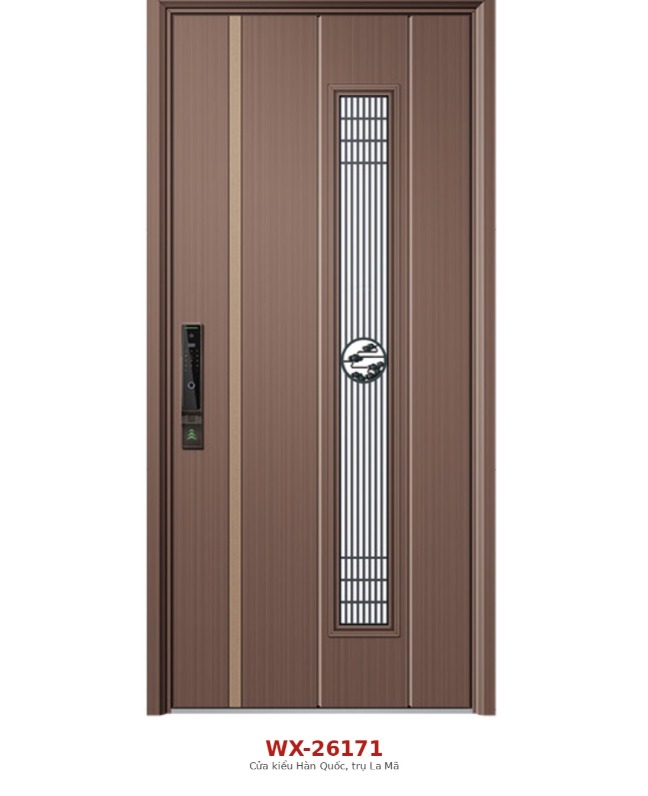 Cửa thông phòng kiểu Hàn Quốc trụ La Mã WX-26171