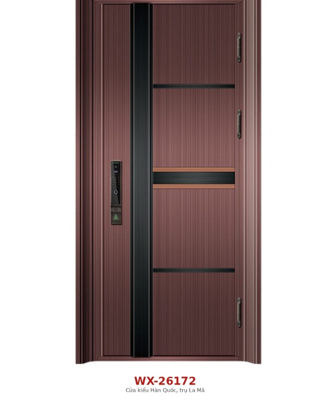 Cửa thông phòng kiểu Hàn Quốc trụ La Mã WX-26172